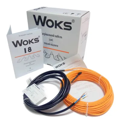 Нагревательный кабель Woks-18, 870 Вт (48м)
